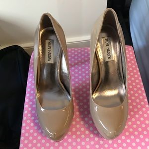 Sexy nude platform heels